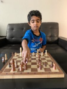 Read more about the article Advaith won the 1st Chess Gurukul Global U500 tournament for US students