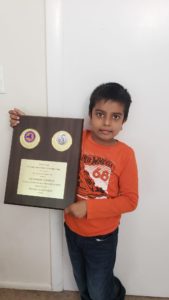 Read more about the article Santhosh wins the 2021 Greater New York Scholastic Championship Primary section