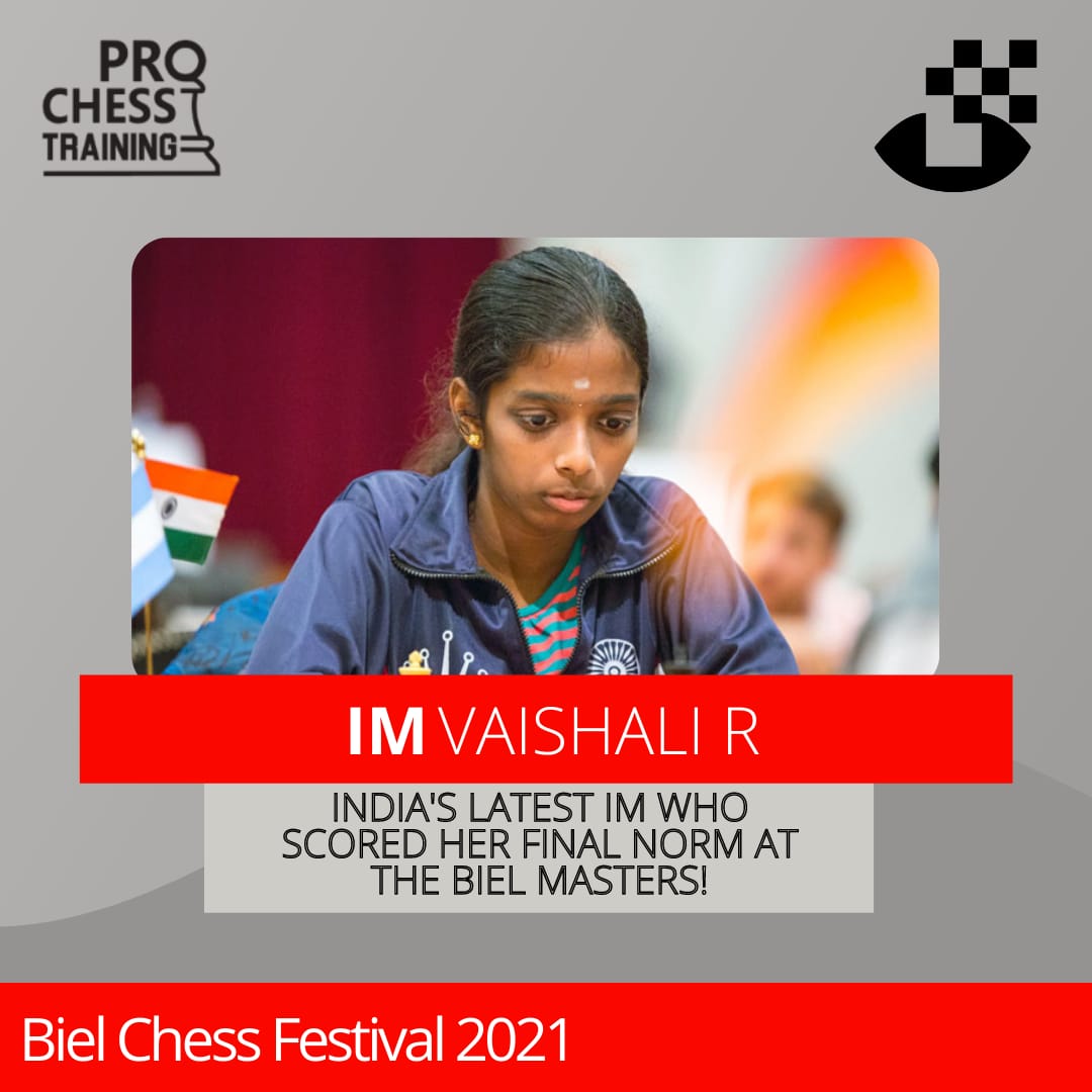 You are currently viewing Congratulations to Vaishali on becoming India’s latest IM