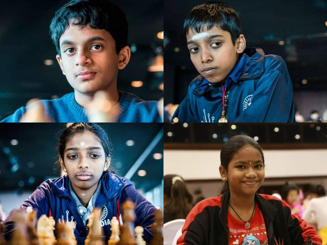 Read more about the article Congratulations to Vaishali, Pragg, Savitha and Bhakthi Kulkarni on qualifying to represent India in Online Olympiad 2021