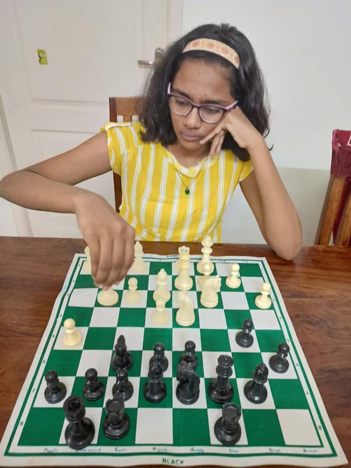 You are currently viewing CG’s Ananya wins Bronze for India in U12 Asian Girls Chess 2021