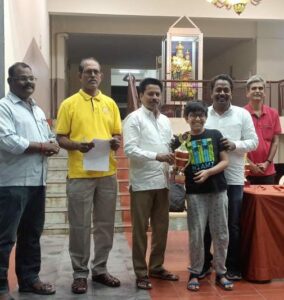Read more about the article Congrats Madhesh for winning in under 13 Pondicherry state tournament by Scoring 6.5 out of 7 points.